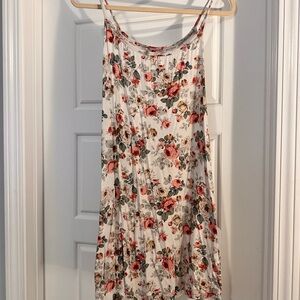 Free Kisses Floral Tank Top - White and Pink